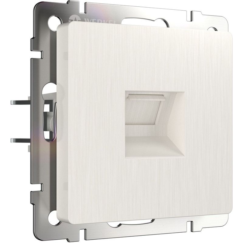 Розетка Ethernet RJ-45 (перламутровый рифленый) W1181013  во Владимире