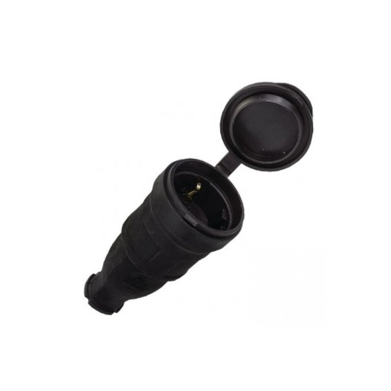 RPS-012-16-230-44 Роз. перенос. с защитной крышкой каучуковая 230В 2P+PE 16A IP44 EKF  во Владимире