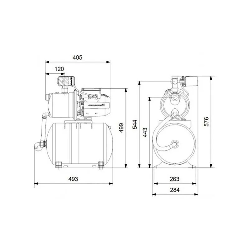 Насос JP 3-42 PT-H 1x230 Grundfos  во Владимире
