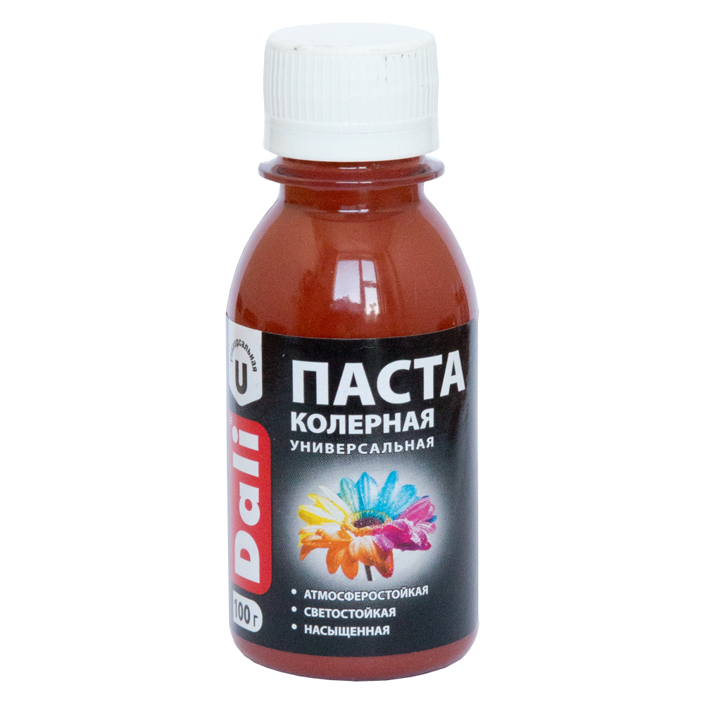 Паста "DALI" колерная  0,1 кг красно-коричневый 1/8  во Владимире