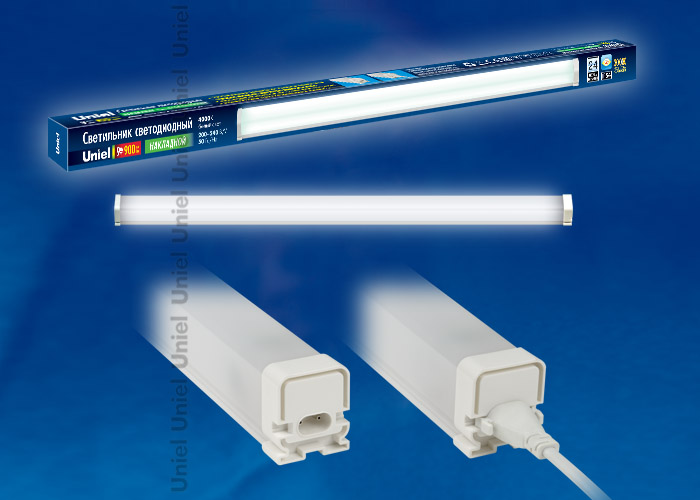 ULO-BL60-9W/NW/K IP54 WHITE Светильник светодиодный накладной, с коннектором. Белый свет. Корпус бел  во Владимире