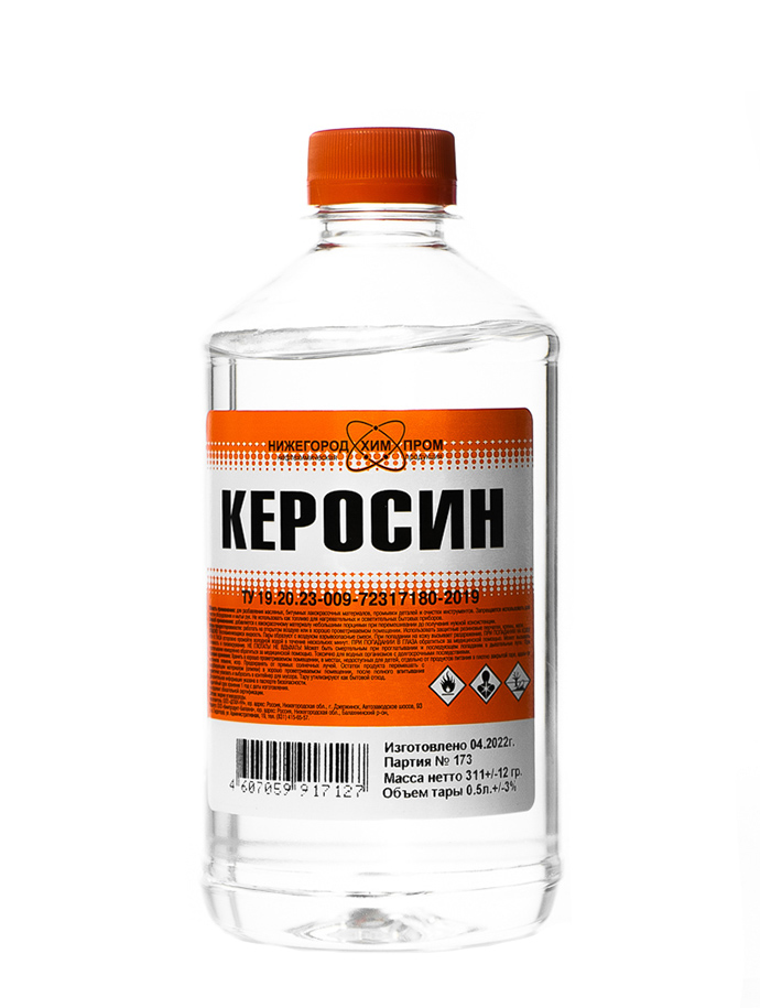 Керосин ПЭТ 0,5 л  25/150/1200  во Владимире