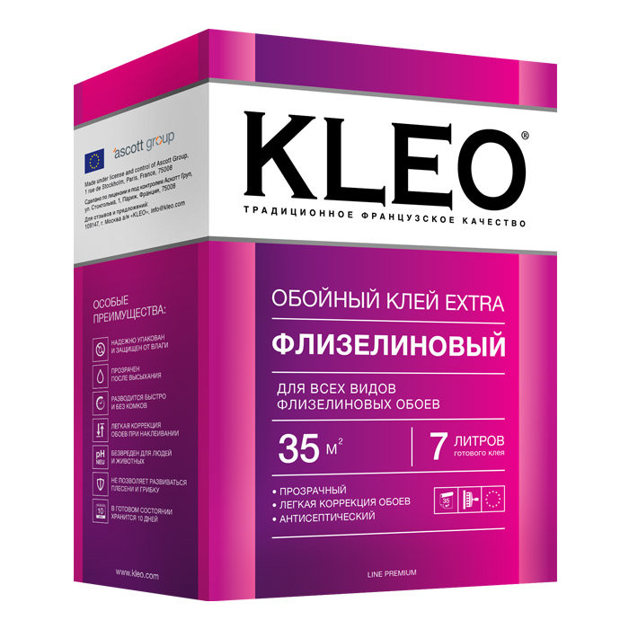 KLEO EXTRA 35 Клей для флиз. обоев 240 г /20  во Владимире