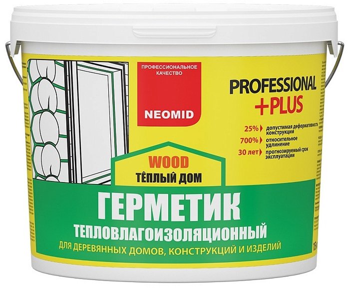Герметик строительн.NEOMID Professional 15 кг ведро дуб  во Владимире
