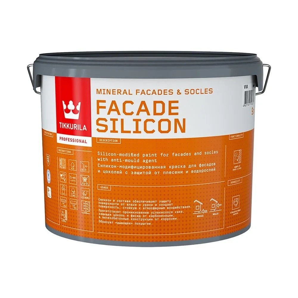 FACADE SILICON VVA Краска фасадная гл/мат  9 л  во Владимире