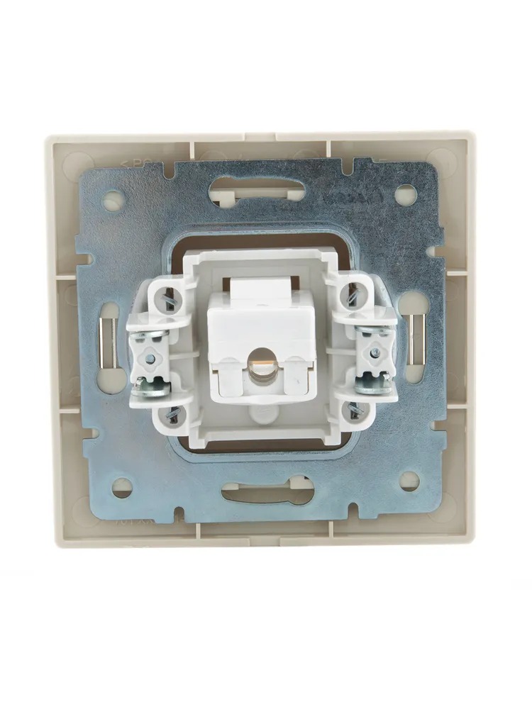 MIRA Розетка компьютерная RJ45 х 1 бежевая (Lezard)  во Владимире