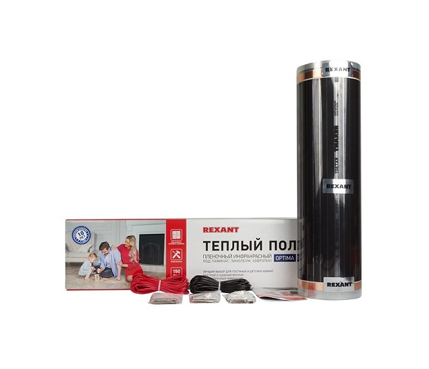 51-0513-7 Пленочный теплый пол REXANT Optima 150 10 м²/0,5 х 20 м/1500 Вт  во Владимире
