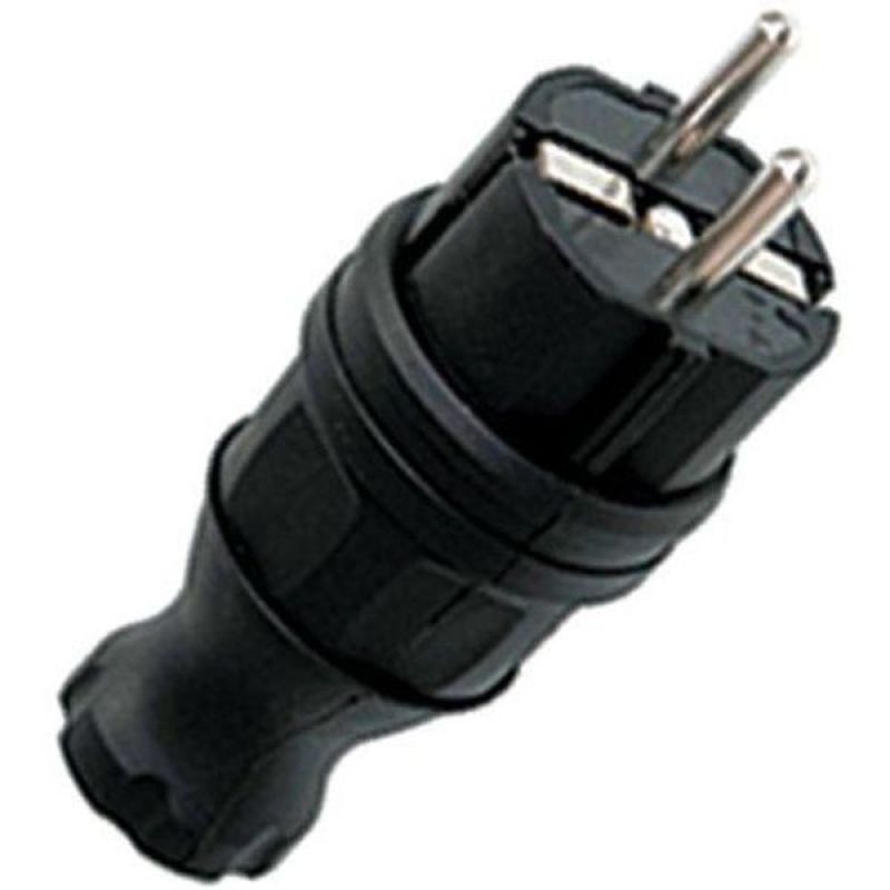 RPS-011-16-230-44 Вилка прямая каучуковая 230В 2P+PE 16A IP44 EKF  во Владимире