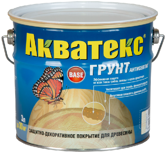 Акватекс-ГРУНТ  2,7л (антисептик)  /4  во Владимире