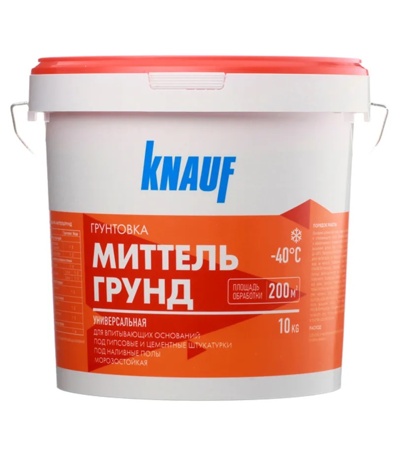 Миттельгрунд КНАУФ 10л ВЕДРО /36  во Владимире