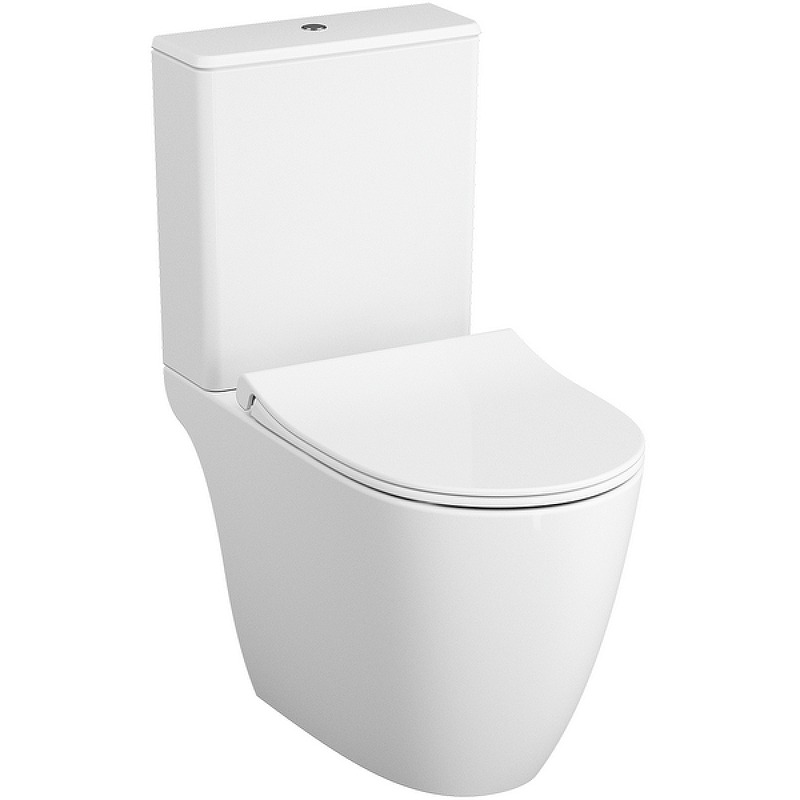 Унитаз-компакт Vitra Sento безободковый сиденье м/лифт 9830В003-7204  во Владимире