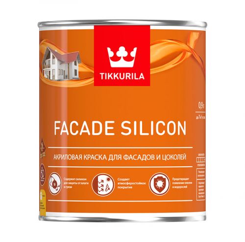 FACADE SILICON  С Краска фасадная гл/мат  0,9 л /6  во Владимире