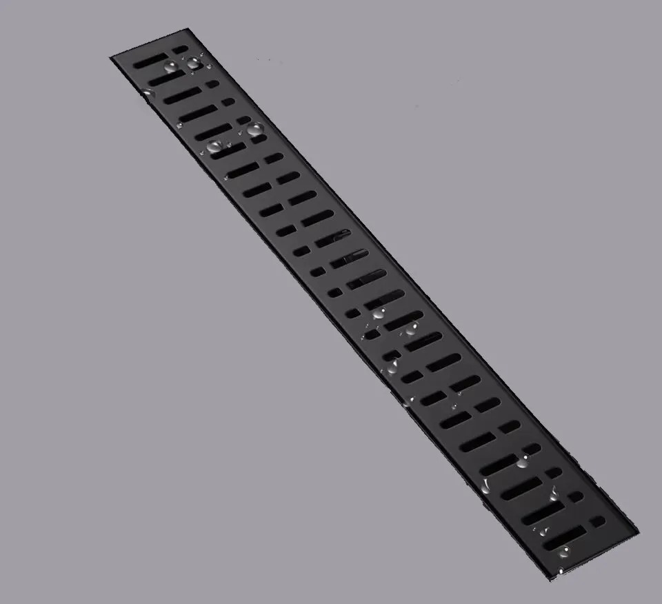 Трап HAIBA HB93600-7, черный 600 мм  во Владимире