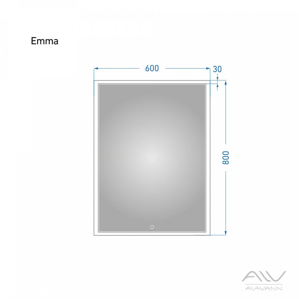 Зеркало EMMA 60 р-р: Alavann  во Владимире