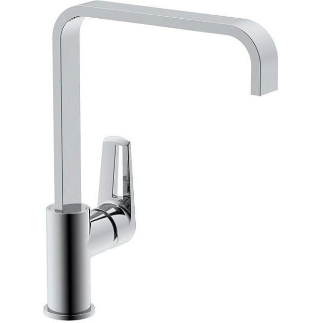 *Смеситель для кухни высокий, хром Aquanet Logic (216766) AF320-41C  во Владимире