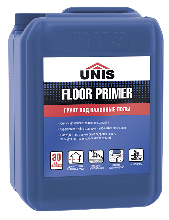 Грунт под наливные полы Floor primer UNIS 5 л  во Владимире