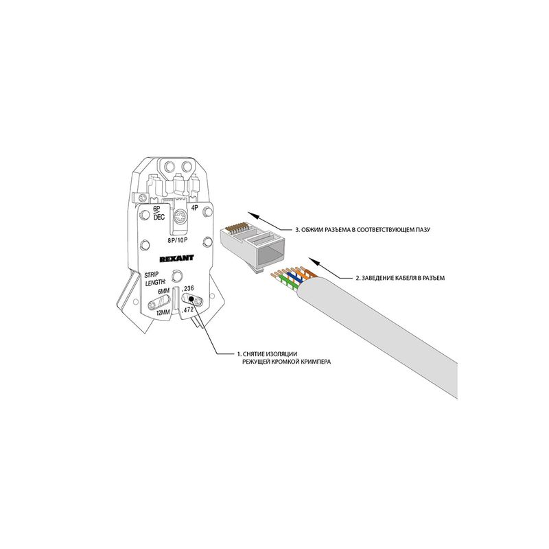 Джек штекер  8Р8С  CAT 5е  PROCONNECT  (FD6034)  отгр по 100шт 05-1021-3   во Владимире