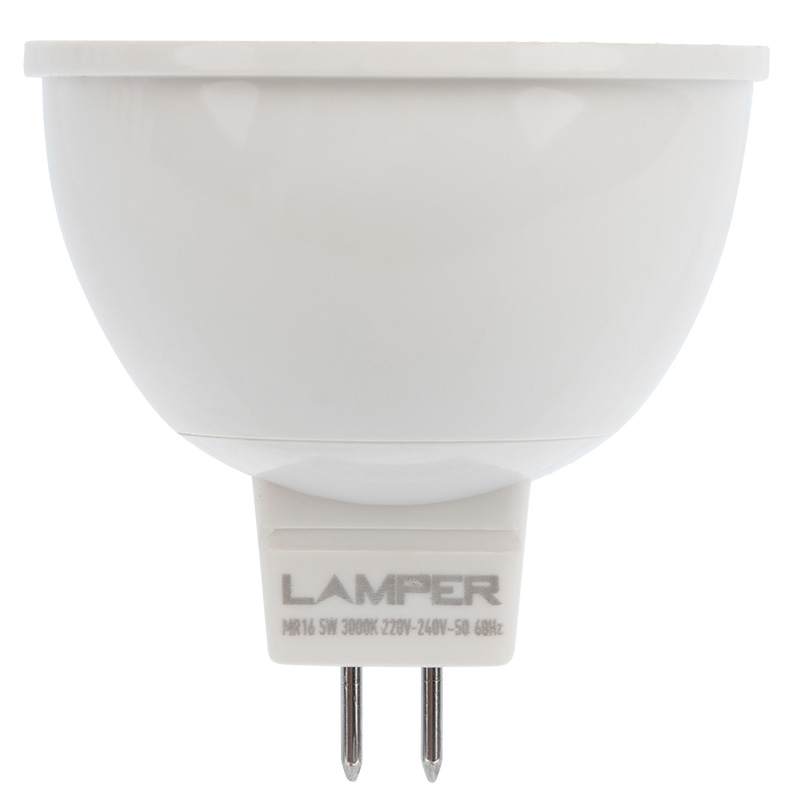 601-727 Лампа LED MR16 GU5,3  5W 4000K 450Lm 220V STANDARD Lamper  во Владимире
