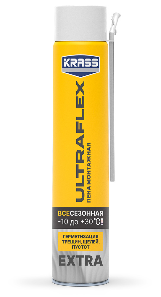 Пена KRASS ULTRAFLEX  Extra всесезонная 0.65л. 12/504  во Владимире