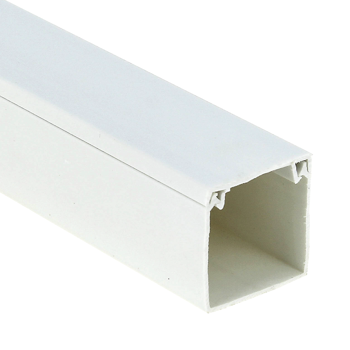 Кабель-канал (40х40) (упак=24м/12шт) Plast EKF 2м kk-40-40   во Владимире