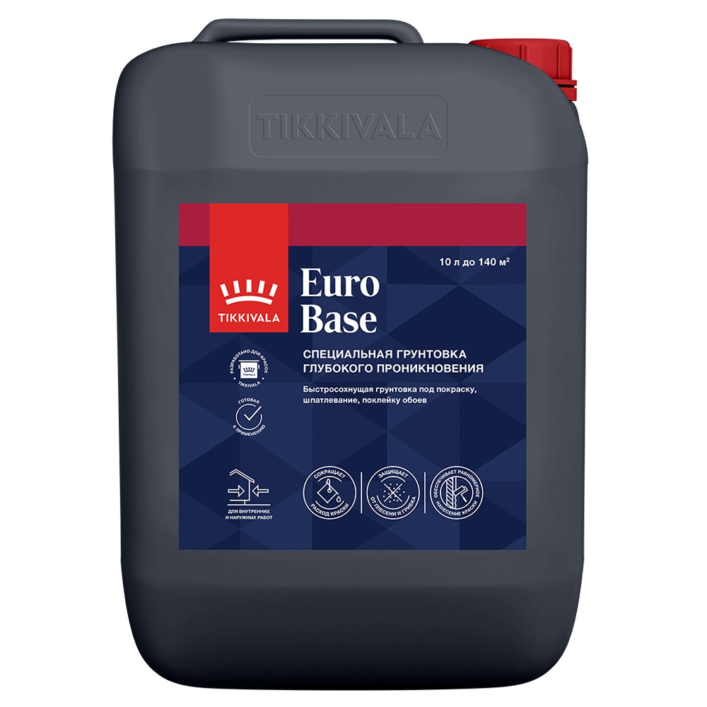 Грунтовка глубокого проникновения Euro Base 10л   1/40  во Владимире