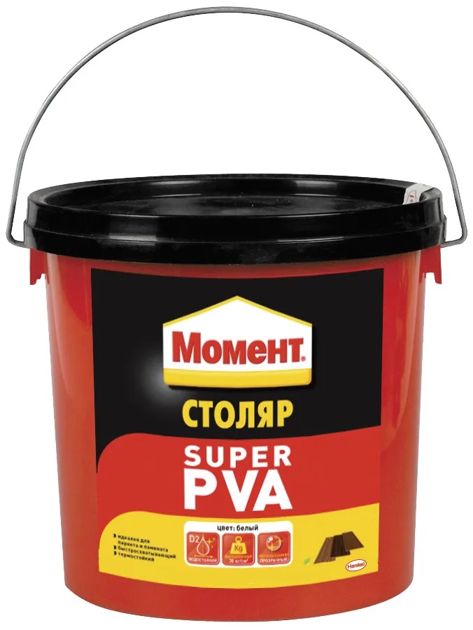 Клей Момент Супер ПВА D2 столярный 3кг /1 /6  во Владимире