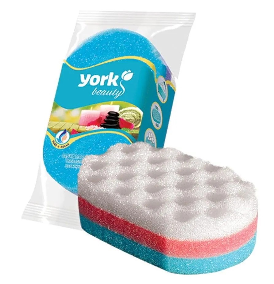 Губка банная массажная York Радуга  во Владимире