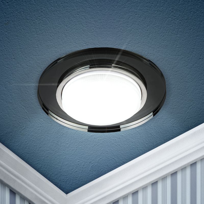 DK80 BK Светильник ЭРА под лампу Gx53, 220V,13W, черный (30/1200) 5174 5174  во Владимире