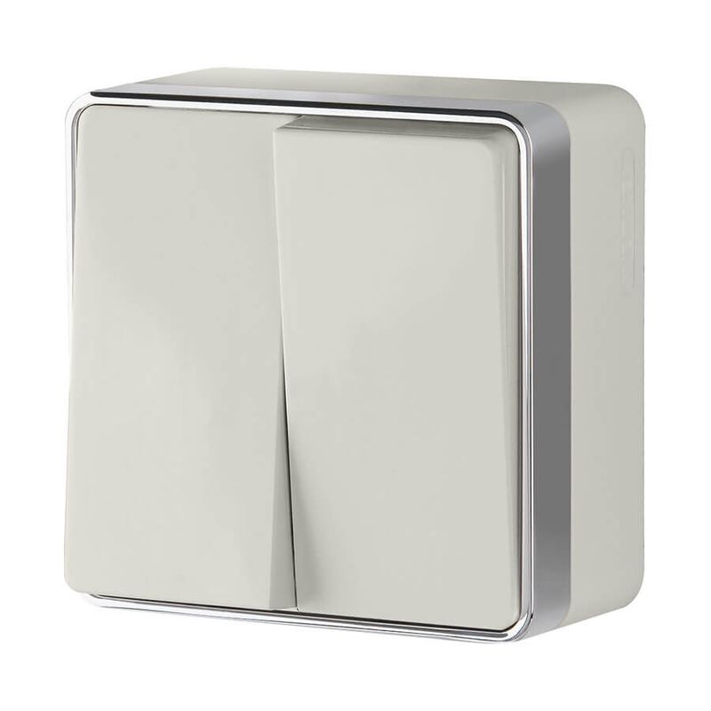 Выключатель  двухклавишный Gallant (слоновая кость) W5020003  во Владимире