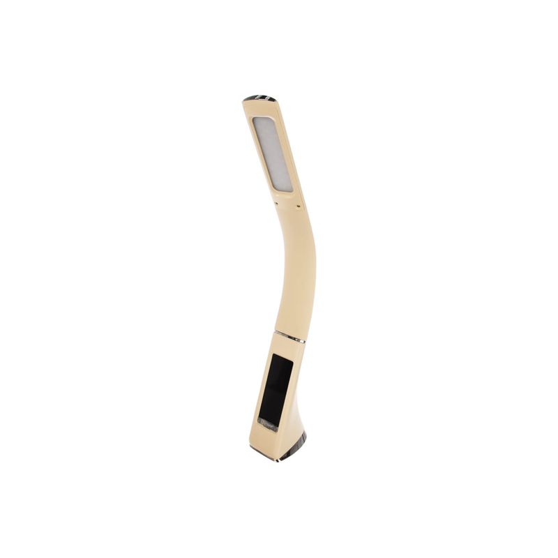 TLD-542 Cream/LED/300Lm/5000K/Dimmer Светильник настольный c часами, календарем, термометром, 5W. Се  во Владимире