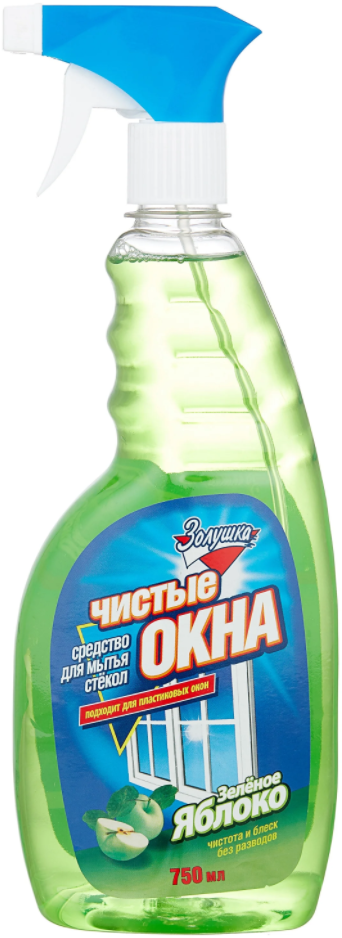 Золушка Чистые окна с курком 0,75л (12шт/кор)  во Владимире