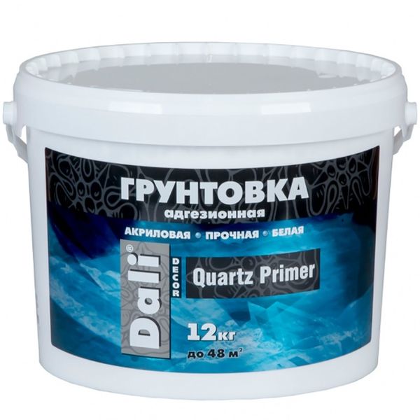 Грунтовка ДАЛИ-Декор QUARTZ PRIMER адгезионная белая 12 кг    1/44  во Владимире