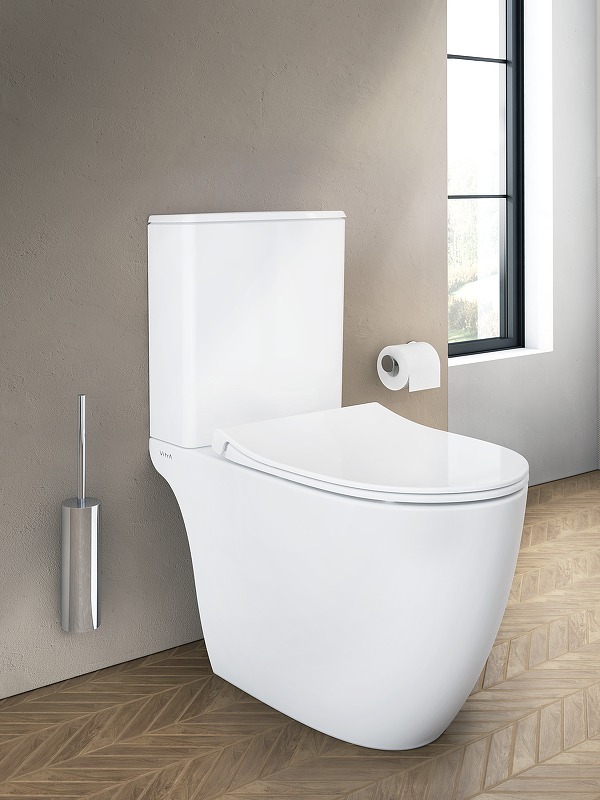 Унитаз-компакт Vitra Sento безободковый сиденье м/лифт 9830В003-7204  во Владимире