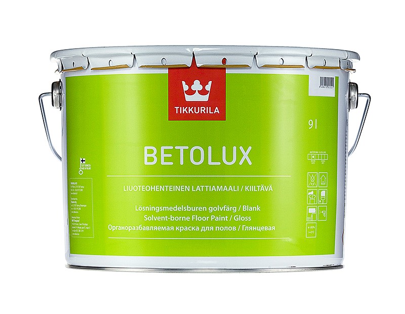 РАСПРОДАЖА BETOLUX  С глянц.  9 л Краска для полов   во Владимире