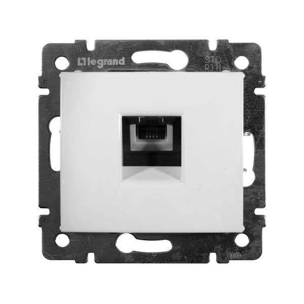 VALENA Розетка телефонная RJ11х1 в рамку белая LEGRAND*  во Владимире