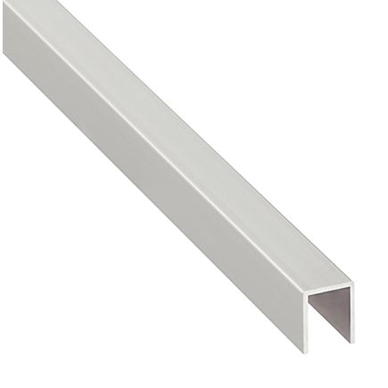 П-профиль 16*16*4000 (серебристый штрих-B30)  во Владимире