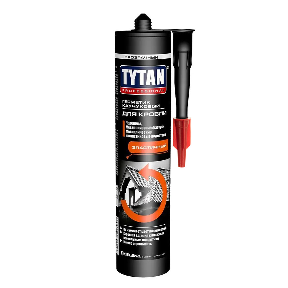 Tytan Professional герметик каучуковый для кровли прозрачный 310 мл  1455  во Владимире