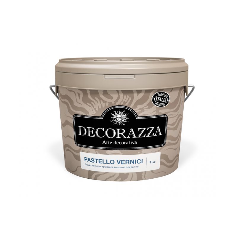 Decorazza Pastello Vernici PV 001 Декоративное защитное лессирующее матовое покрытие 1 кг DPSV001-10  во Владимире