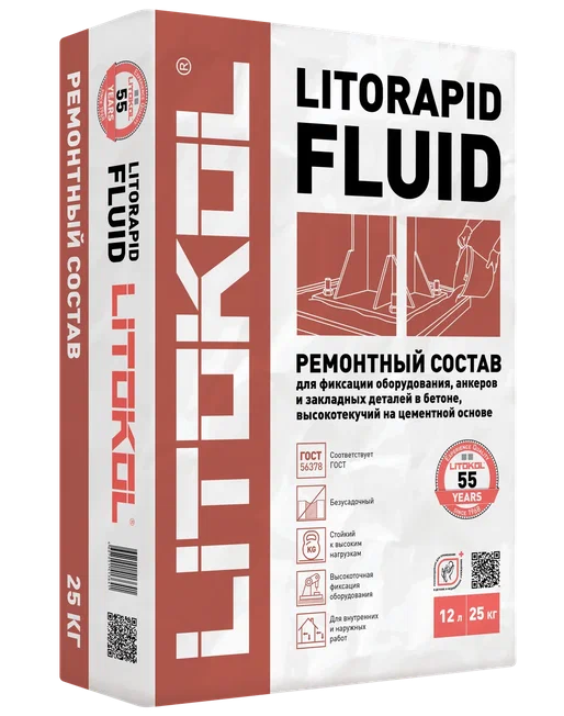 LITORAPID FLUID Анкеровочный состав 25 кг/54 шт.  во Владимире