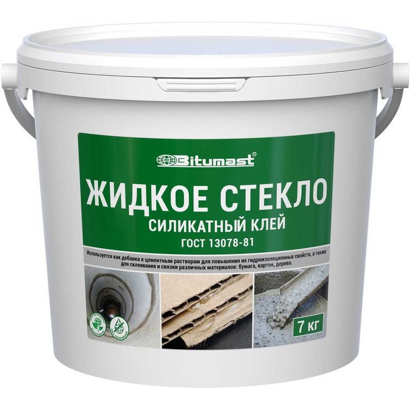 Жидкое стекло 7 кг Bitumast   во Владимире