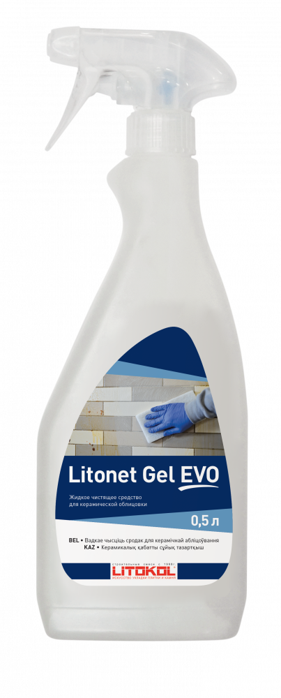 ЛИТОНЕТ ГЕЛЬ ЭВО / LITONET GEL EVO моющее средство для плитки 0,5 л  во Владимире