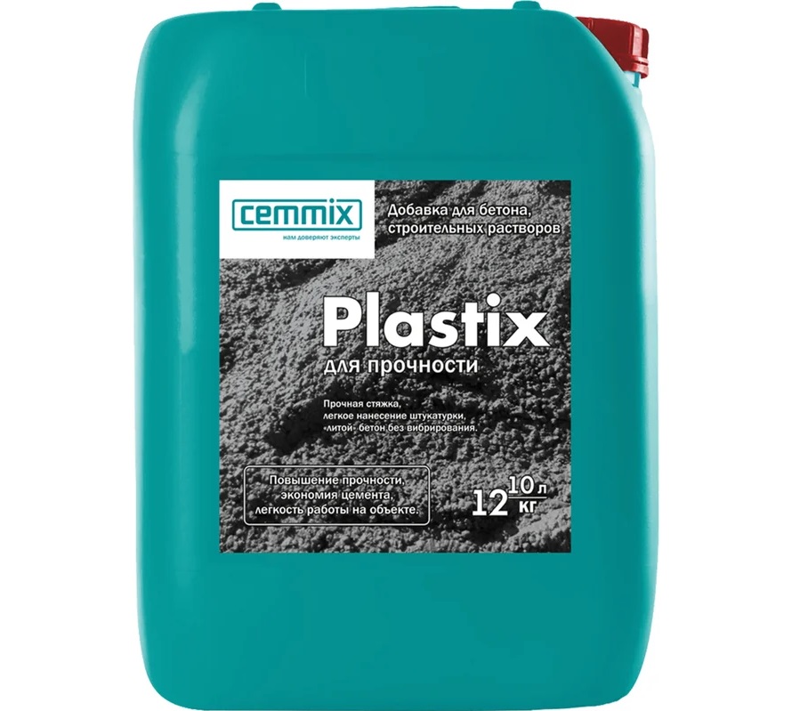 Пластификатор  "PLASTIX"  10 л  "CEMMIX" ЗАКАЗЫВАТЬ С ПРОМА  во Владимире