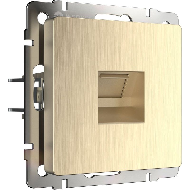 Розетка Ethernet RJ-45 (шампань рифленый) W1181010  во Владимире